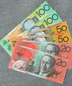 5A TOP Quality Prop Money NEW Australia Australian-money-notes-50 Australian 50 Dollar Polymer Money with Clear Matte Window Matt Effect Play