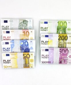 Custom Realistic Various Denominations Prop Euro Money Movie Prop Bank Ancestor Money Notes High Quality Prop Money Euro