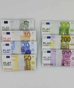 Custom Realistic Various Denominations Prop Euro Money Movie Prop Bank Ancestor Money Notes High Quality Prop Money Euro