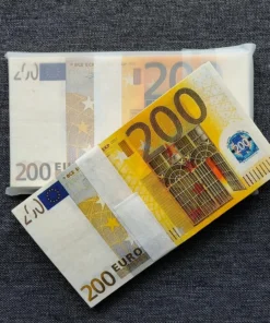 3A Laser Printing Euro Prop Money Bills Notes 5 10 20 50 100 200 500 Billet Euros Faux Billets En Euros Film Money For Party Christmas
