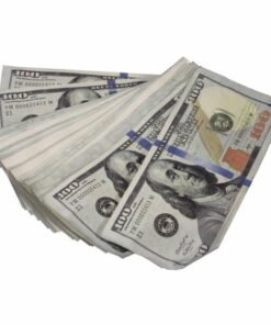 Mixed Series $100,000 Aged Blank Filler Prop Money Package