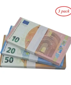 Prop Money Copy 10 20 50 100 Party Fake Money Notes Faux Billet Euro Play Money Currency Collection Gifts Party Supplies 70% 60*30mm